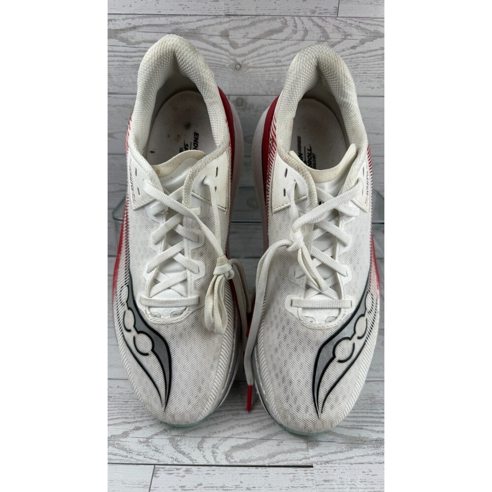 Saucony Endorphin Azura S21070-105 White 8D Men's Sneakers Running Shoes #879 - Picture 3 of 7